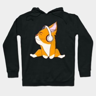 Music loving cat Hoodie